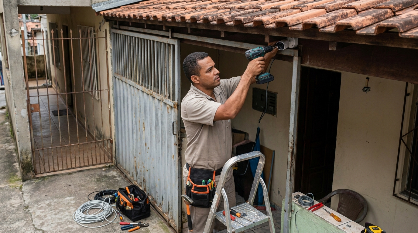 Instalação de Câmera Residencial em Caxias do Sul‑RS