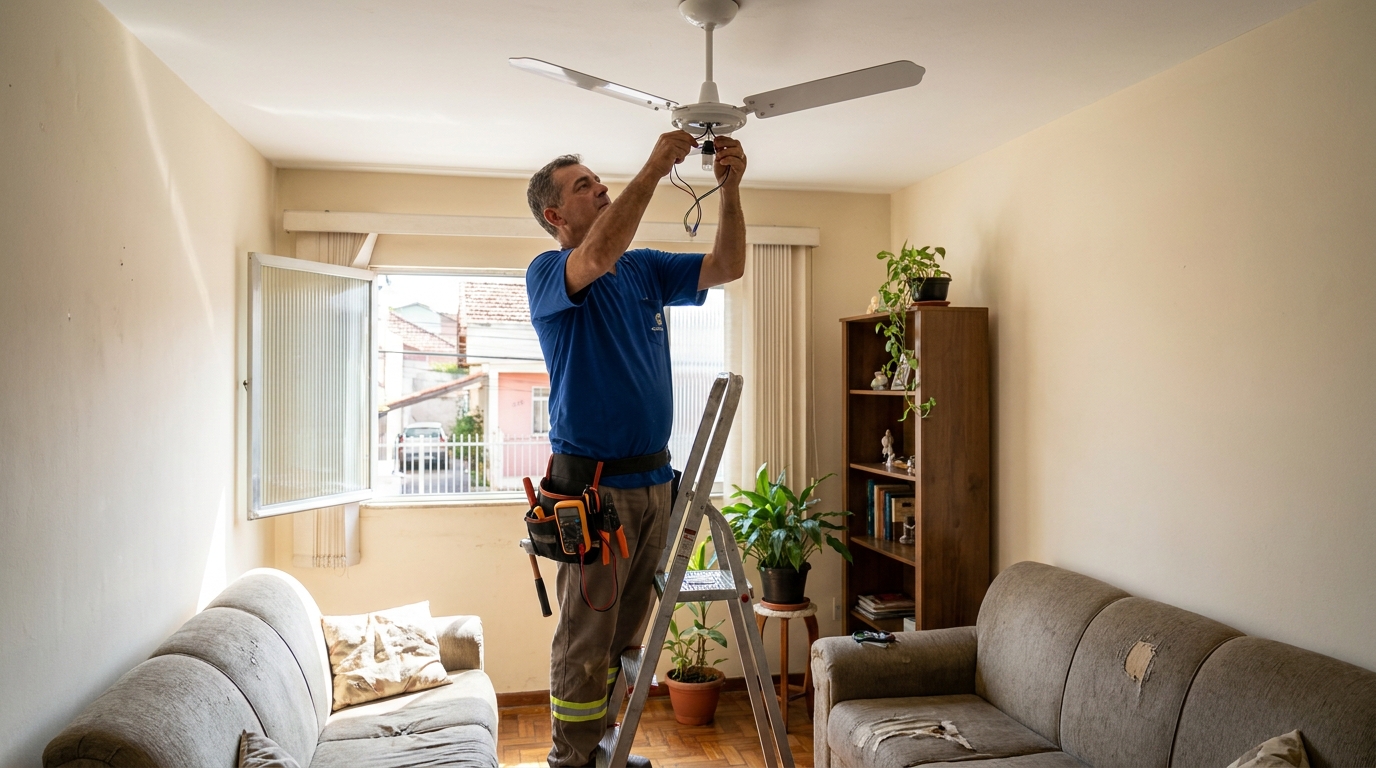 Montagem de Ventilador em Caxias do Sul‑RS