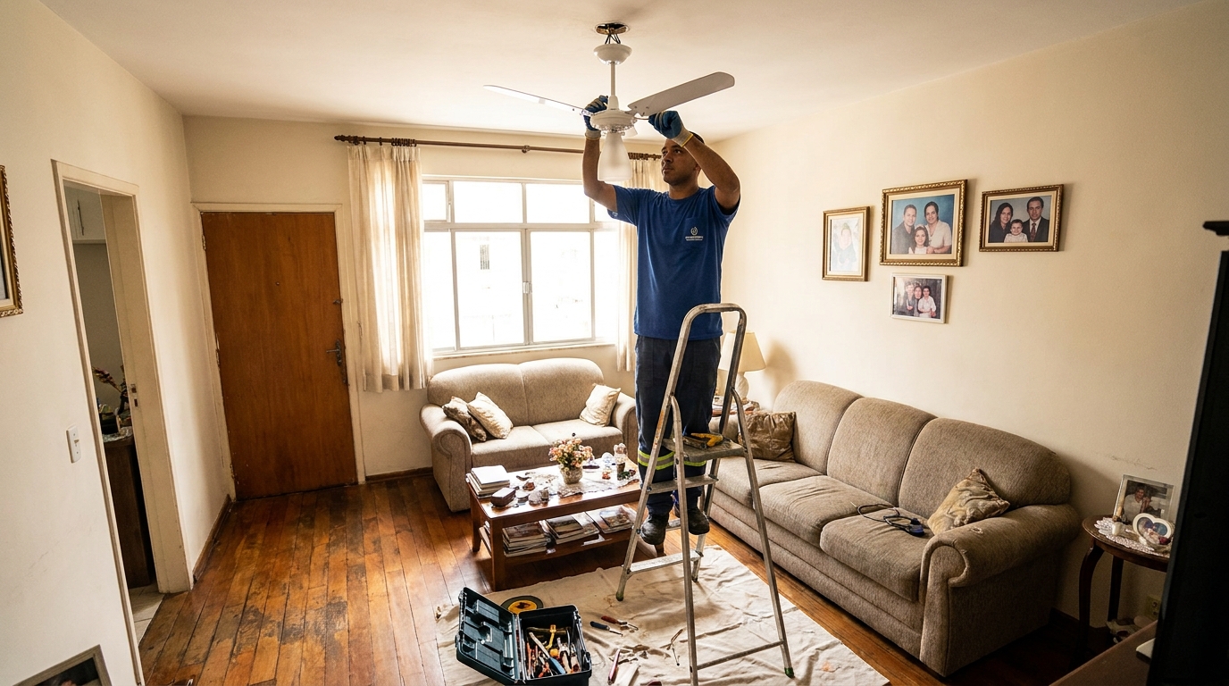 Substituição de Ventilador em Caxias do Sul‑RS